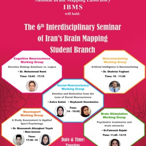 The 6th Interdisciplinary Seminar of Iran’s Brain Mapping Student Branch